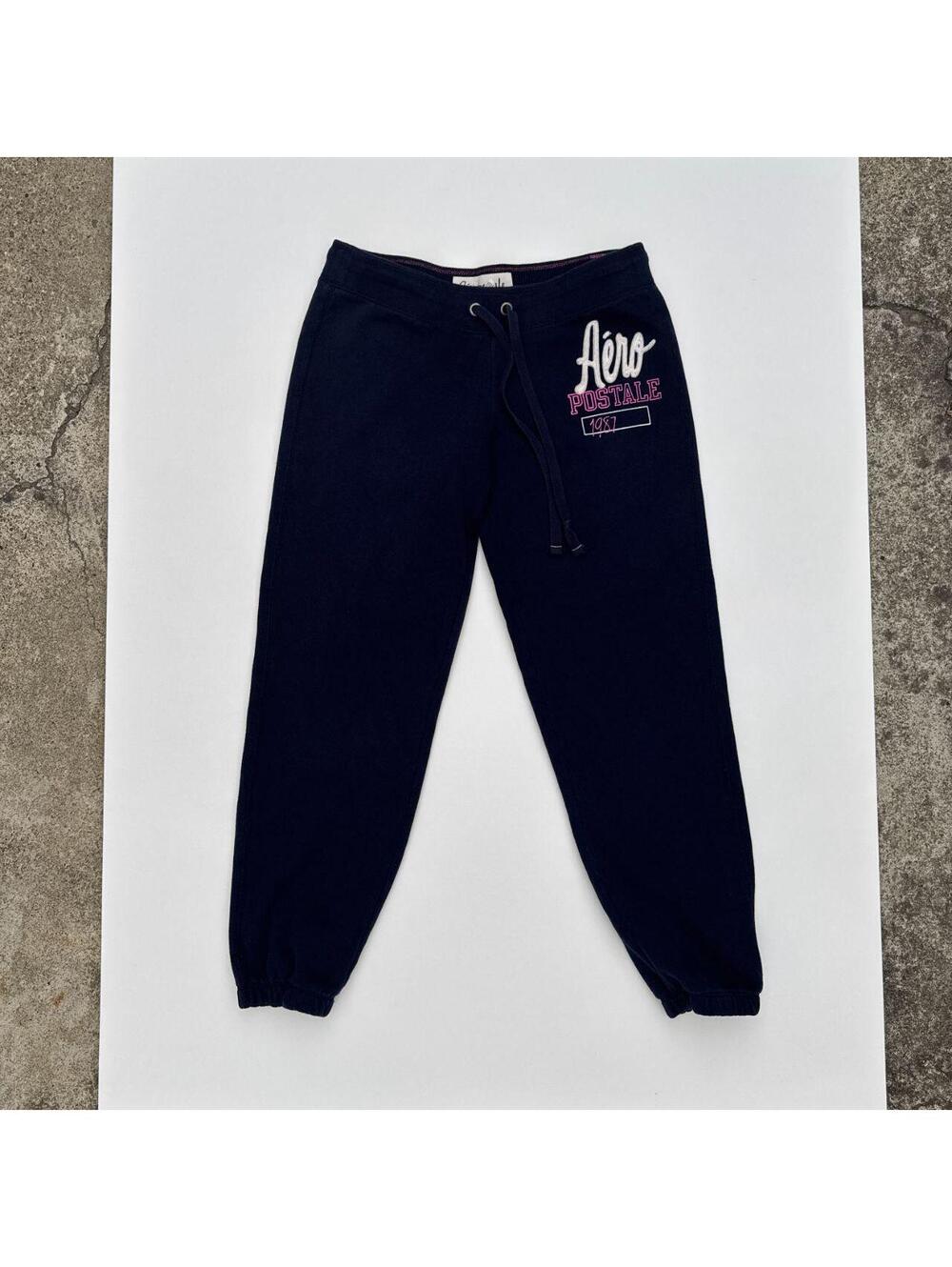 2000s Aeropostale Navy Joggers
